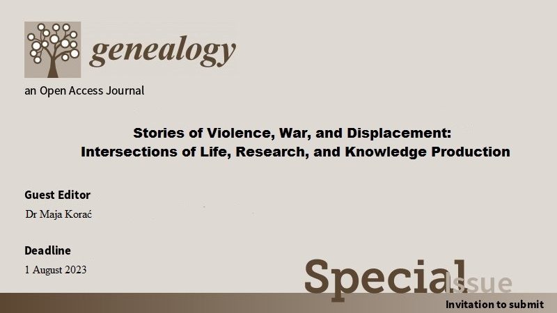 Poziv za radove: Priče o nasilju, ratu i izmeštenosti: intersekcije između života, istraživanja i produkcije znanja
