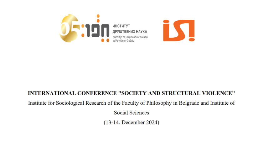 Call for Papers extended to August 1 – International conference “Society and structural violence”